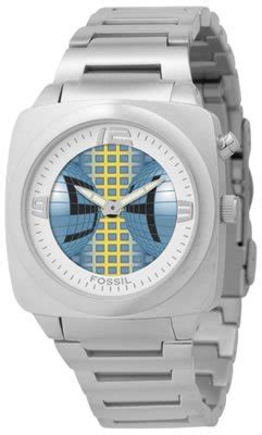 Fossil Midsize BG1022 Patterned Big Tic Watch, Digital.